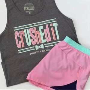 Work out tank crushed it